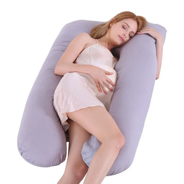 U-Shape Maternity Pillow – Cooling Ice Silk Pregnancy Sleeping Support Pillow Innovationwtech
