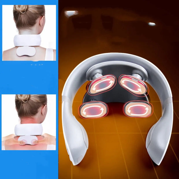 Multifunctional heating neck vibration massager Innovationwtech