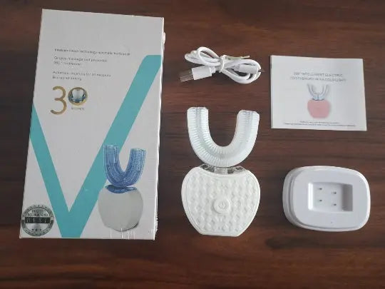 360° Intelligent Electric Toothbrush – Waterproof U-Shape Automatic Whitening Toothbrush Vogueen