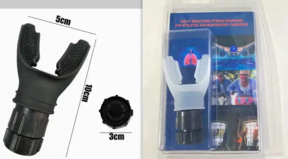 Breathing Trainer Respirator – Lung Strength Fitness Exercise Trainer Innovationwtech