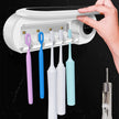 Wall Mounted Toothbrush Holder – Smart UV Sterilizer & Toothpaste Dispenser Vogueen