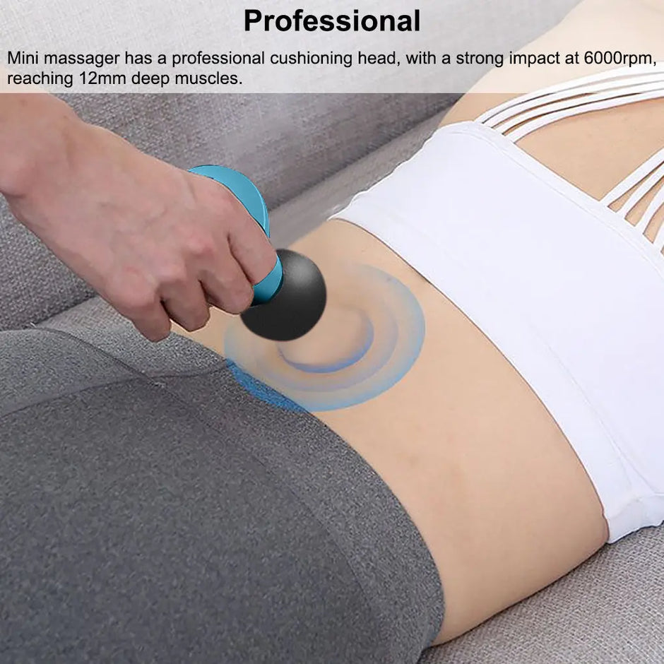 Mini Pocket Muscle Massage Gun – Portable Deep Tissue Fascia Massager Vogueen