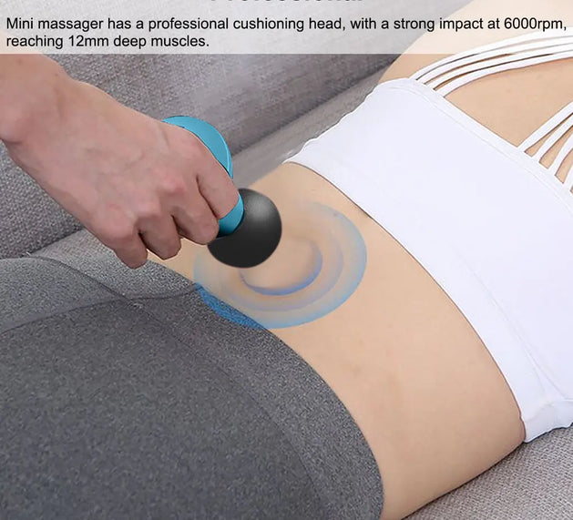 Mini Pocket Muscle Massage Gun – Portable Deep Tissue Fascia Massager Vogueen