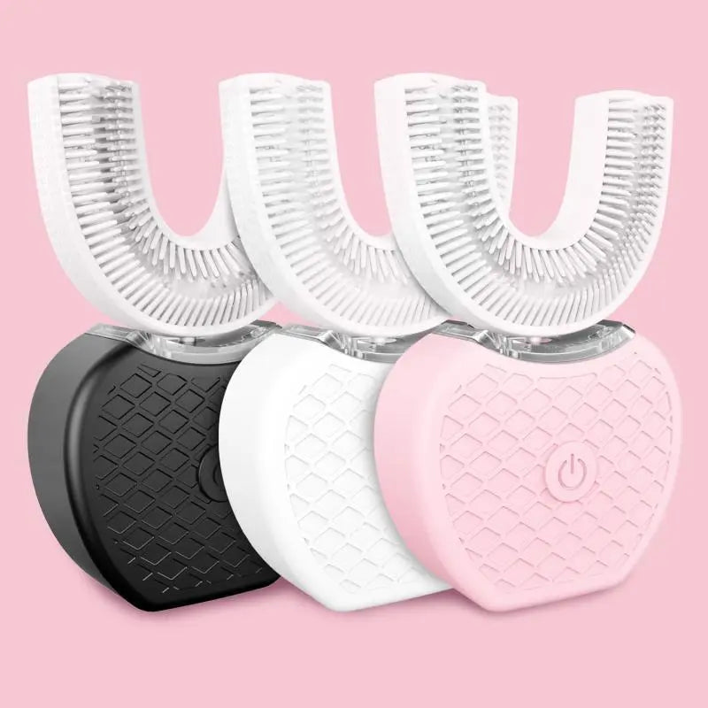 360° Intelligent Electric Toothbrush – Waterproof U-Shape Automatic Whitening Toothbrush Vogueen