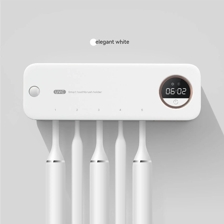 Smart Toothbrush Sterilizer 2-in-1 UV Disinfection Toothbrush Holder Vogueen