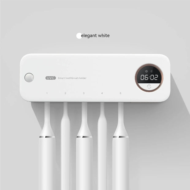 Smart Toothbrush Sterilizer 2-in-1 UV Disinfection Toothbrush Holder Vogueen