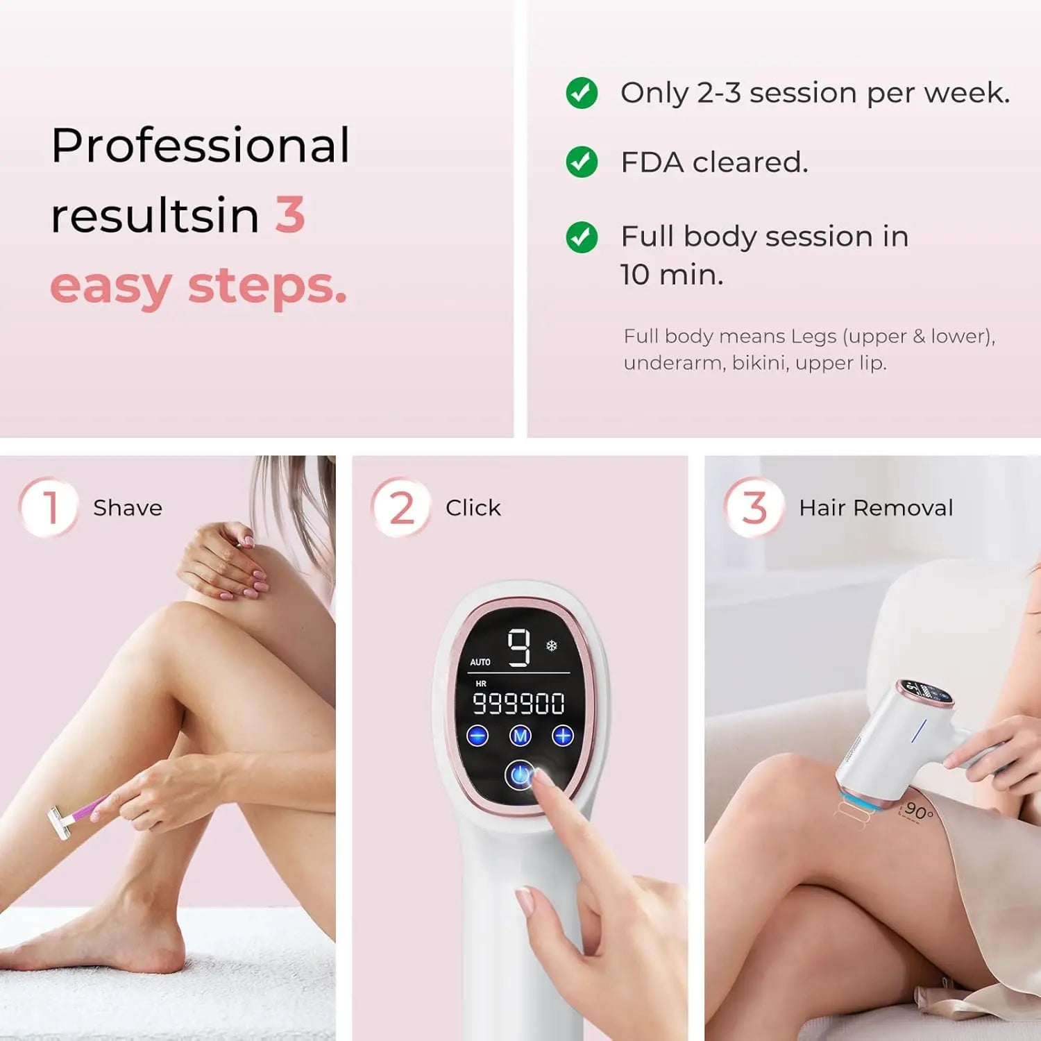 Household Freezing Point Hair Removal Device Beauty Hair Removal Innovationwtech