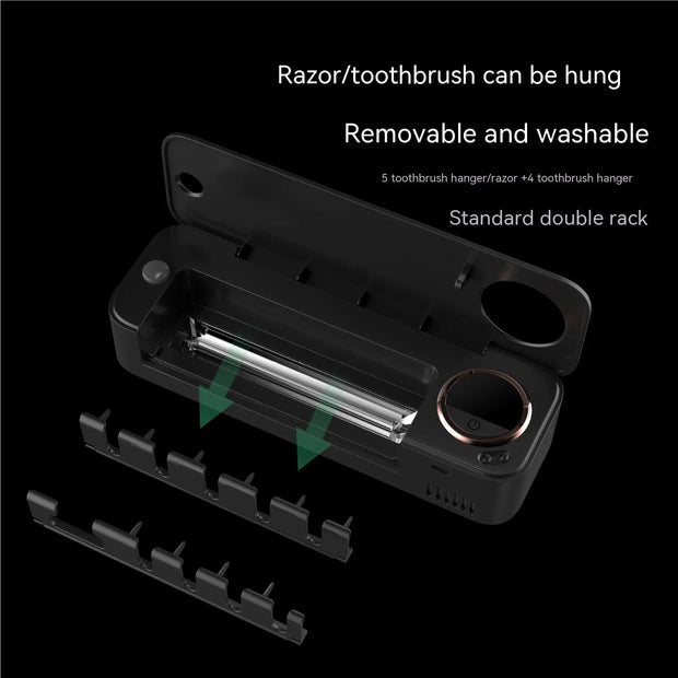 Smart Toothbrush Sterilizer 2-in-1 UV Disinfection Toothbrush Holder Vogueen