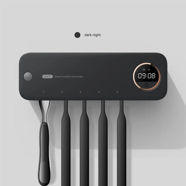 Smart Toothbrush Sterilizer 2-in-1 UV Disinfection Toothbrush Holder Vogueen