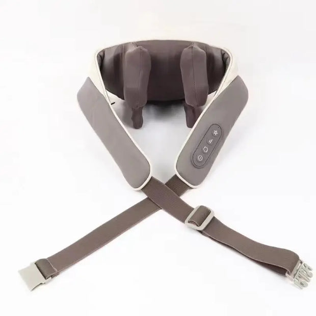USB Rechargeable Neck & Shoulder Massager – Deep Kneading Trapezoid Muscle Relaxation Shawl Vogueen