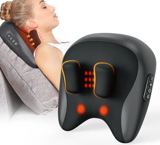 Neck & Shoulder Massager Pillow – Lumbar Spine Relaxation Massage Cushion Innovationwtech