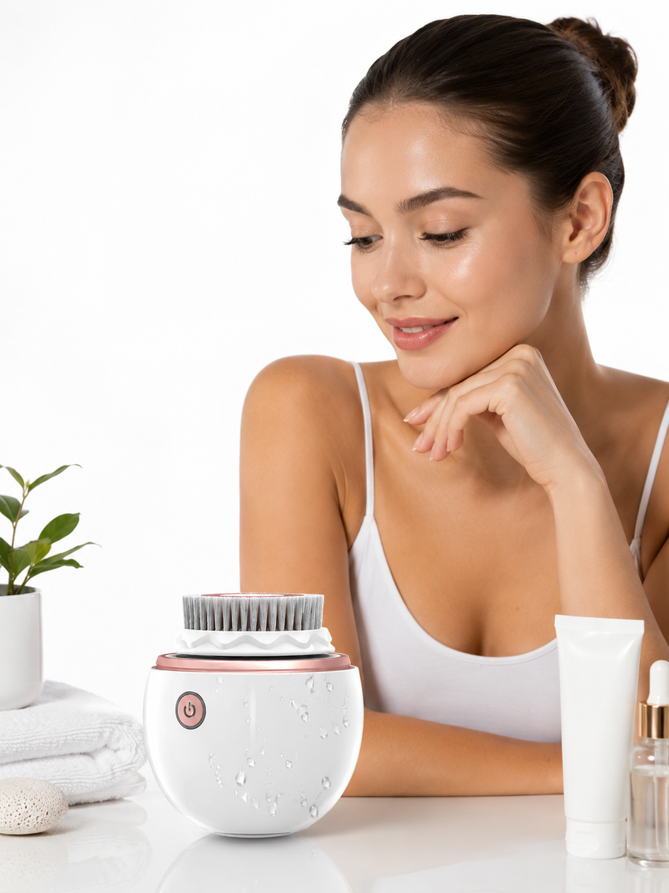Facial Cleansing Brush Instrument Wireless Charging