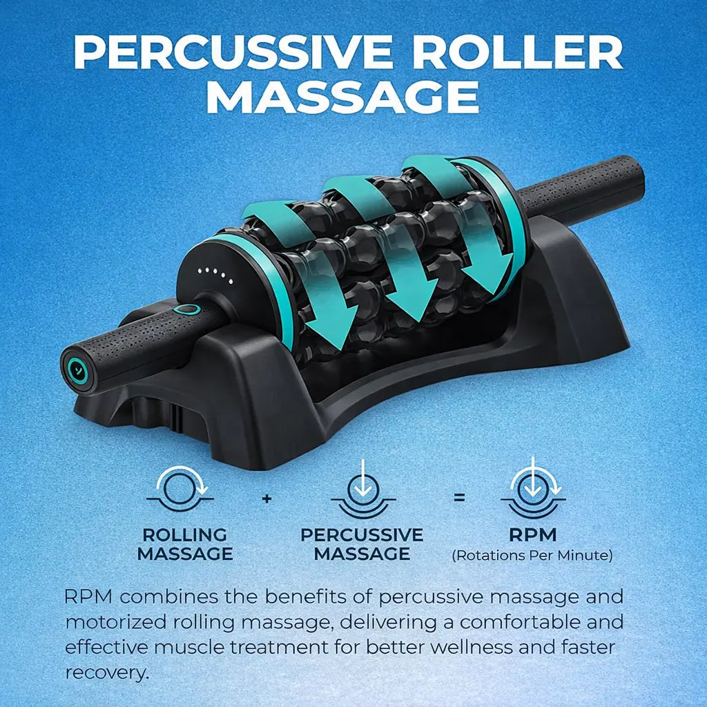 Muscle Relaxation Handheld Electric Rollers Massager Back Foot Leg Massager Innovationwtech