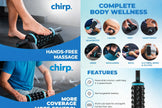 Muscle Relaxation Handheld Electric Rollers Massager Back Foot Leg Massager Innovationwtech