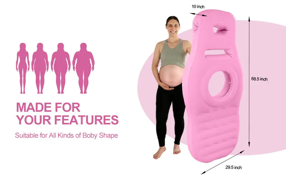 Inflatable Maternity Mattress – Pregnancy Sleeping Support Air Bed Innovationwtech