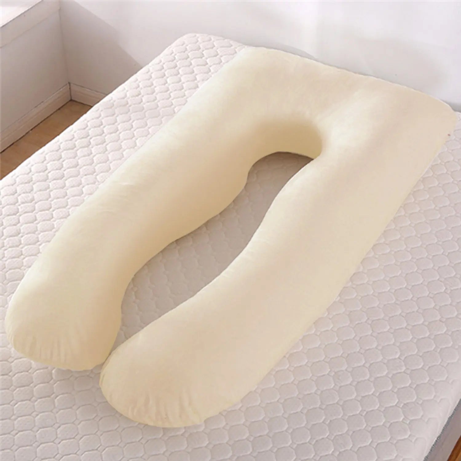 U-Shape Maternity Pillow – Cooling Ice Silk Pregnancy Sleeping Support Pillow Innovationwtech