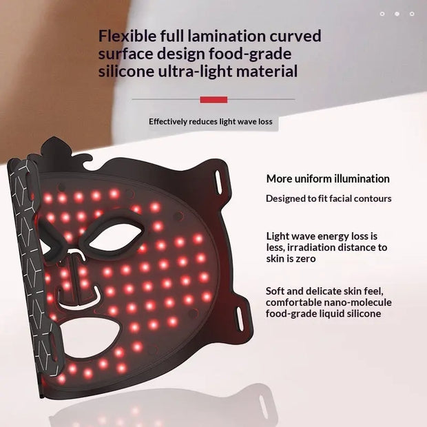 Colorful LED Beauty Mask For Home Facial Phototherapy Vogueen