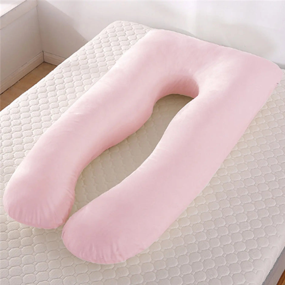 U-Shape Maternity Pillow – Cooling Ice Silk Pregnancy Sleeping Support Pillow Innovationwtech