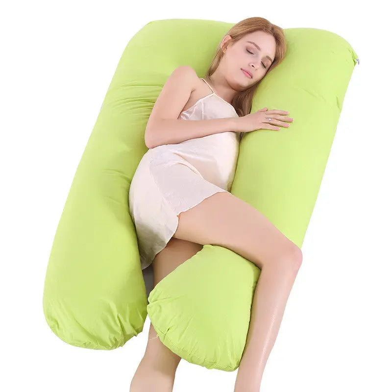 U-Shape Maternity Pillow – Cooling Ice Silk Pregnancy Sleeping Support Pillow Innovationwtech